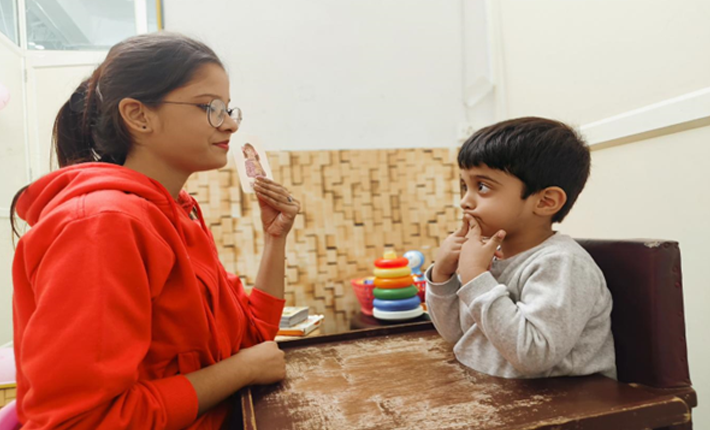 Children at Bridging Barrier